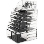 Uniq XXL organisateur avec 12 tiroirs et 16 espaces -Transparent